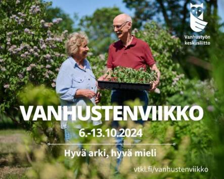 Kuvituskuva Vanhustenviikosta 2024.