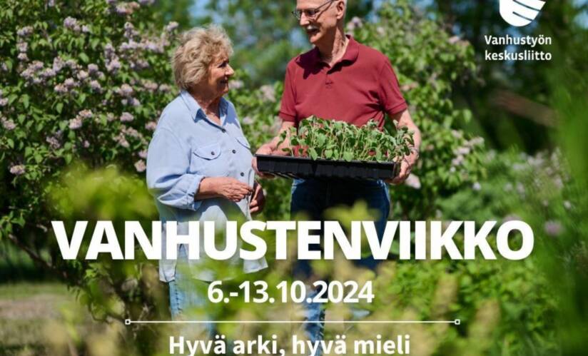 Kuvituskuva Vanhustenviikosta 2024.